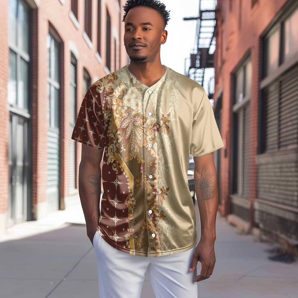 Mughal Empire Motif Unique Baseball Jersey