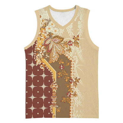 Mughal Empire Motif Unique Basketball Jersey LT01