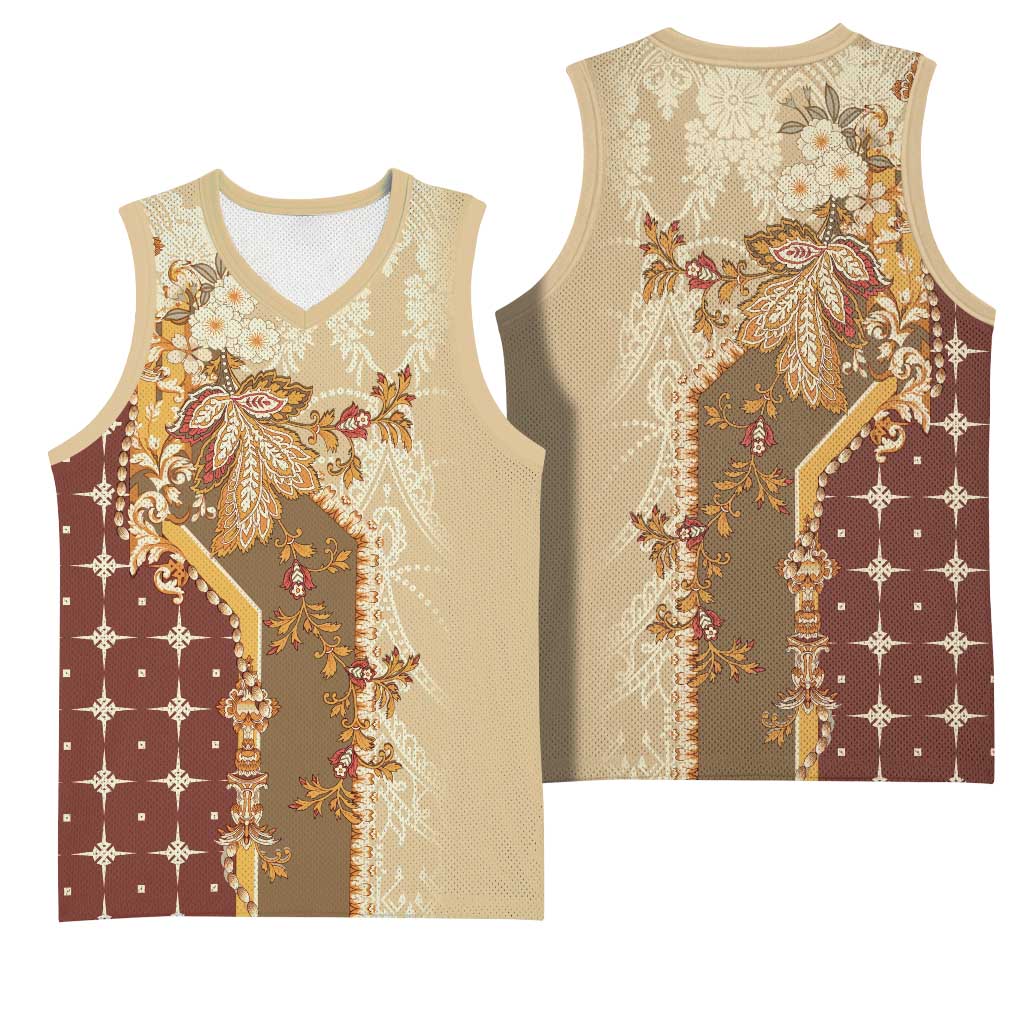 Mughal Empire Motif Unique Basketball Jersey LT01