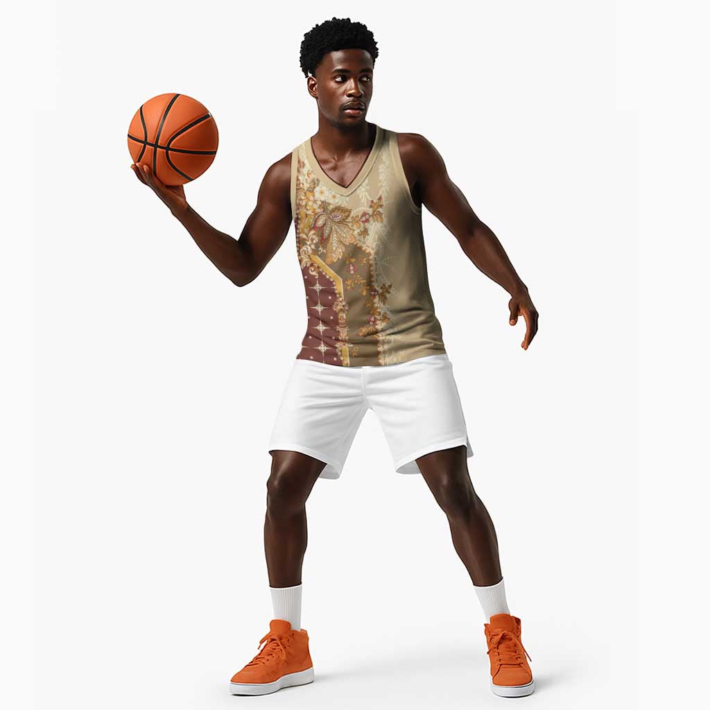 Mughal Empire Motif Unique Basketball Jersey LT01