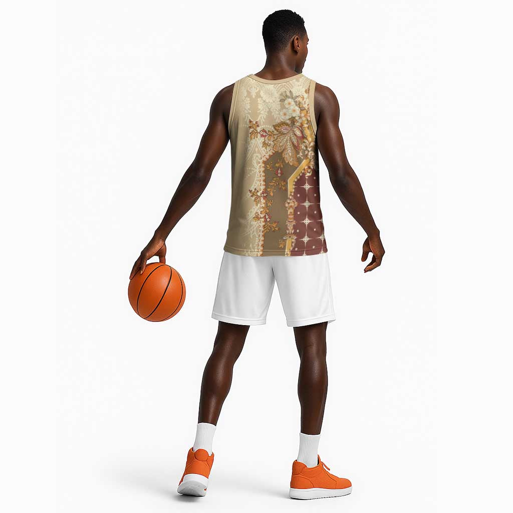 Mughal Empire Motif Unique Basketball Jersey LT01