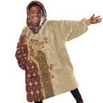Mughal Empire Motif Unique Kid Wearable Blanket Hoodie