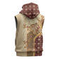 Mughal Empire Motif Unique Sleeveless Zip Hoodie - African Pride
