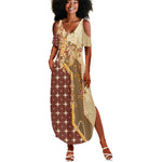 Mughal Empire Motif Unique Summer Maxi Dress