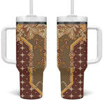 Mughal Empire Motif Unique Tumbler With Handle