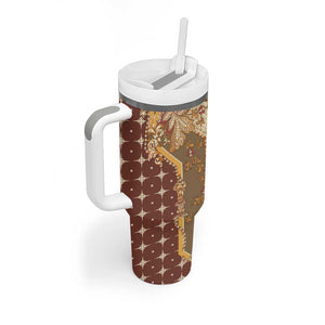 Mughal Empire Motif Unique Tumbler With Handle