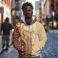 Mughal Empire Motif Unique Zip Hoodie