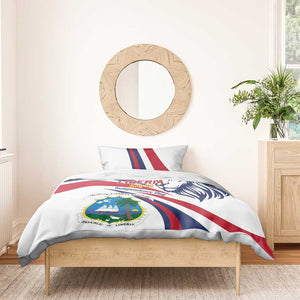 Liberia Independence Day Bedding Set July 26 Lion Coat of Arms