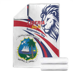 Liberia Independence Day Blanket July 26 Lion Coat of Arms