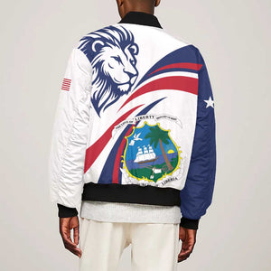 Liberia Independence Day Bomber Jacket July 26 Lion Coat of Arms