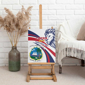 Liberia Independence Day Canvas Wall Art July 26 Lion Coat of Arms