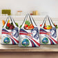 Liberia Independence Day Grocery Bag July 26 Lion Coat of Arms