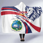 Liberia Independence Day Hooded Blanket July 26 Lion Coat of Arms
