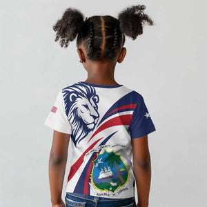 Liberia Independence Day Kid T shirt July 26 Lion Coat of Arms