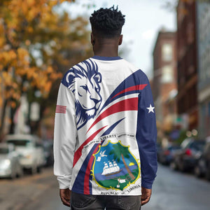 Liberia Independence Day Long Sleeve Shirt July 26 Lion Coat of Arms LT01