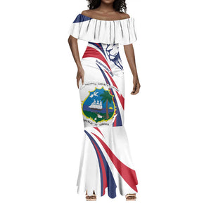 Liberia Independence Day Mermaid Dress July 26 Lion Coat of Arms