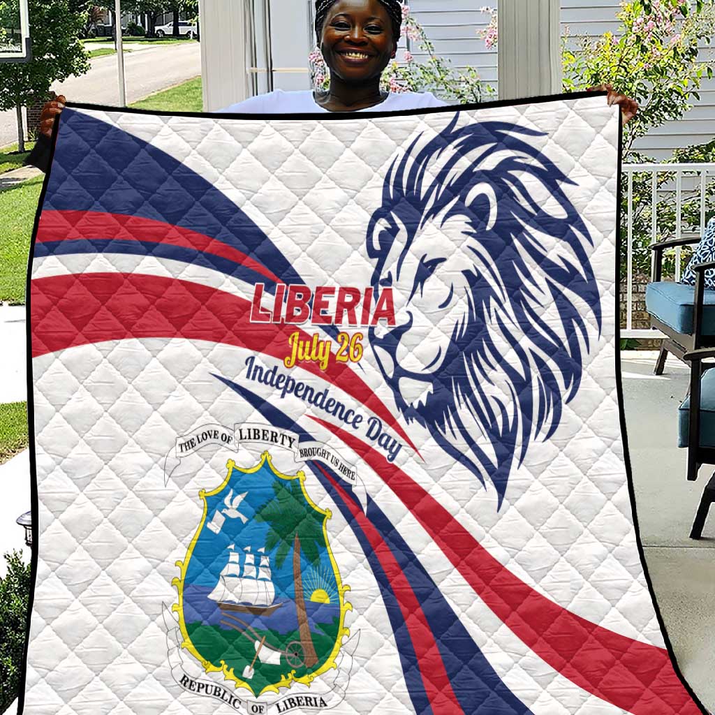 Liberia Independence Day Quilt July 26 Lion Coat of Arms