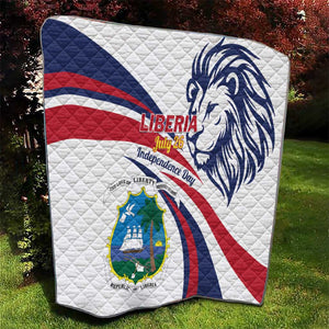 Liberia Independence Day Quilt July 26 Lion Coat of Arms