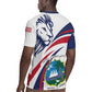 Liberia Independence Day Rugby Jersey July 26 Lion Coat of Arms