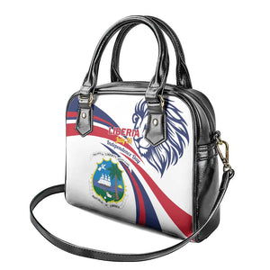 Liberia Independence Day Shoulder Handbag July 26 Lion Coat of Arms