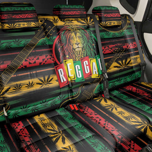 International Reggae Day Back Car Seat Cover Rastafarian Lion Legend of Reggae