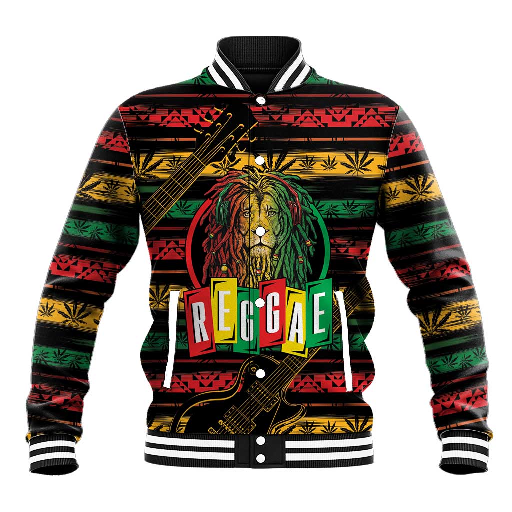 International Reggae Day Baseball Jacket Rastafarian Lion Legend of Reggae LT01