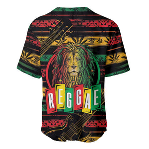 International Reggae Day Baseball Jersey Rastafarian Lion Legend of Reggae