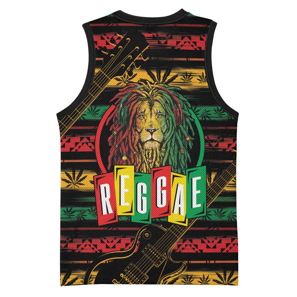International Reggae Day Basketball Jersey Rastafarian Lion Legend of Reggae LT01