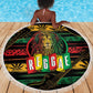 International Reggae Day Beach Blanket Rastafarian Lion Legend of Reggae