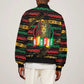 International Reggae Day Bomber Jacket Rastafarian Lion Legend of Reggae