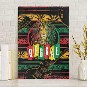 International Reggae Day Canvas Wall Art Rastafarian Lion Legend of Reggae