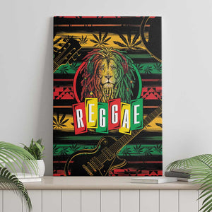 International Reggae Day Canvas Wall Art Rastafarian Lion Legend of Reggae