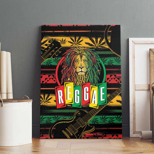 International Reggae Day Canvas Wall Art Rastafarian Lion Legend of Reggae