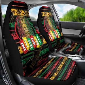 International Reggae Day Car Seat Cover Rastafarian Lion Legend of Reggae