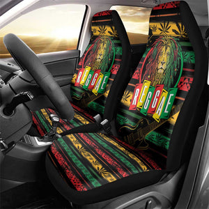 International Reggae Day Car Seat Cover Rastafarian Lion Legend of Reggae