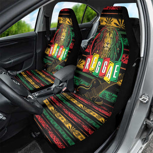 International Reggae Day Car Seat Cover Rastafarian Lion Legend of Reggae