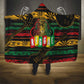 International Reggae Day Hooded Blanket Rastafarian Lion Legend of Reggae