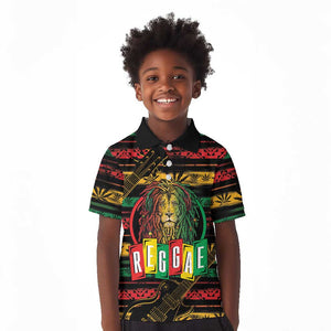 International Reggae Day Kid Polo Shirt Rastafarian Lion Legend of Reggae