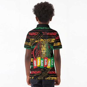 International Reggae Day Kid Polo Shirt Rastafarian Lion Legend of Reggae