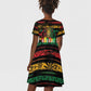 International Reggae Day Kid Short Sleeve Dress Rastafarian Lion Legend of Reggae