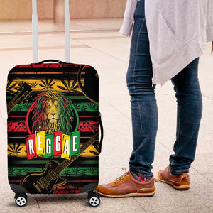 International Reggae Day Luggage Cover Rastafarian Lion Legend of Reggae