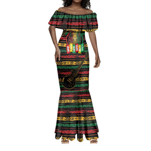 International Reggae Day Mermaid Dress Rastafarian Lion Legend of Reggae