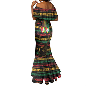 International Reggae Day Mermaid Dress Rastafarian Lion Legend of Reggae