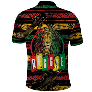 International Reggae Day Polo Shirt Rastafarian Lion Legend of Reggae