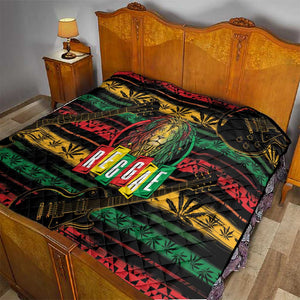 International Reggae Day Quilt Rastafarian Lion Legend of Reggae