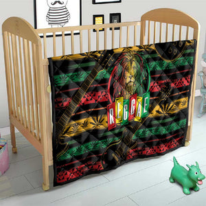 International Reggae Day Quilt Rastafarian Lion Legend of Reggae