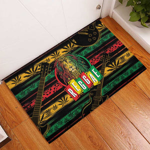 International Reggae Day Rubber Doormat Rastafarian Lion Legend of Reggae