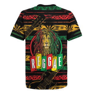 International Reggae Day Rugby Jersey Rastafarian Lion Legend of Reggae