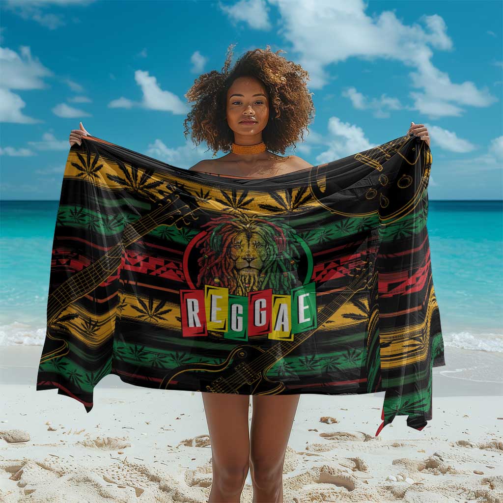 International Reggae Day Sarong Rastafarian Lion Legend of Reggae