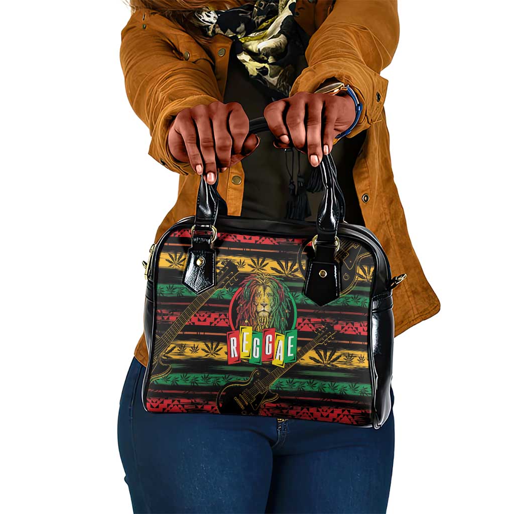 International Reggae Day Shoulder Handbag Rastafarian Lion Legend of Reggae